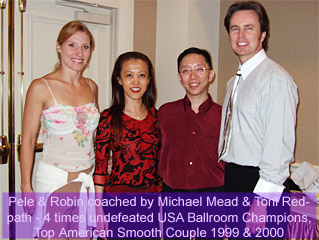 Robin & Pele coached by Michael Mead & Toni Redpath